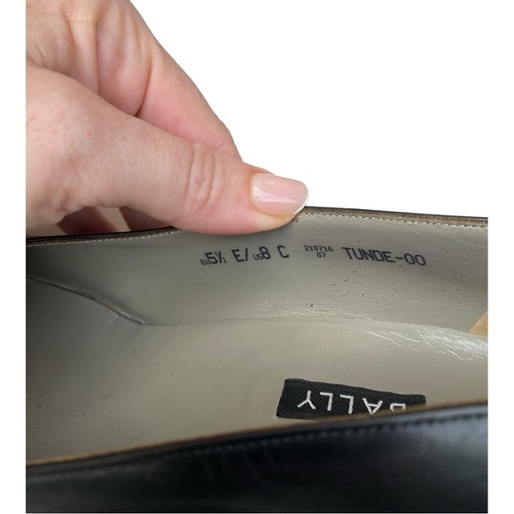 Bally Black Leather Heel Pumps size 8 - Picture 8 of 10